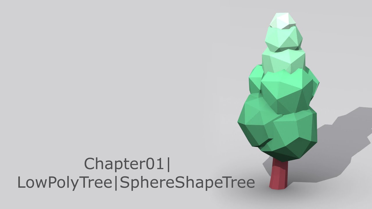 Low Poly Tree | 12 | GeoSphereShapeTree