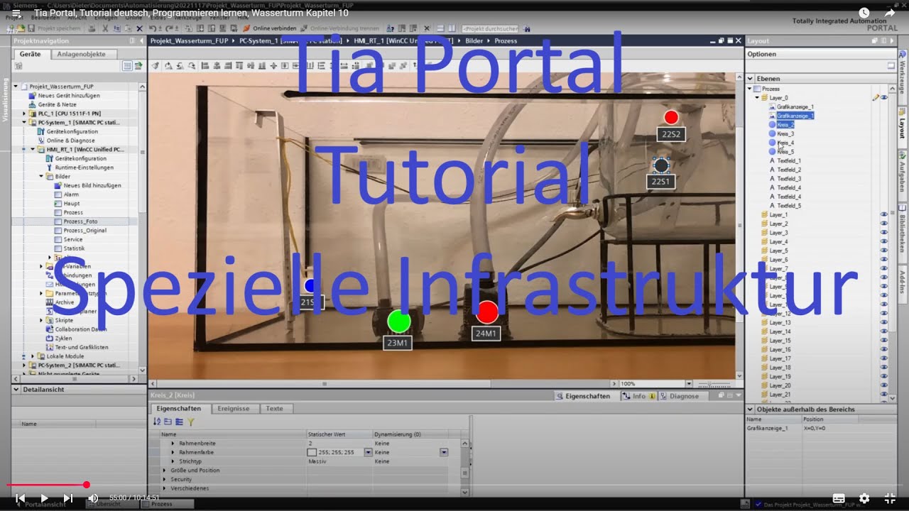 Tia Portal Tutorial deutsch: Spezielle Infrastruktur (Kapitel 10)