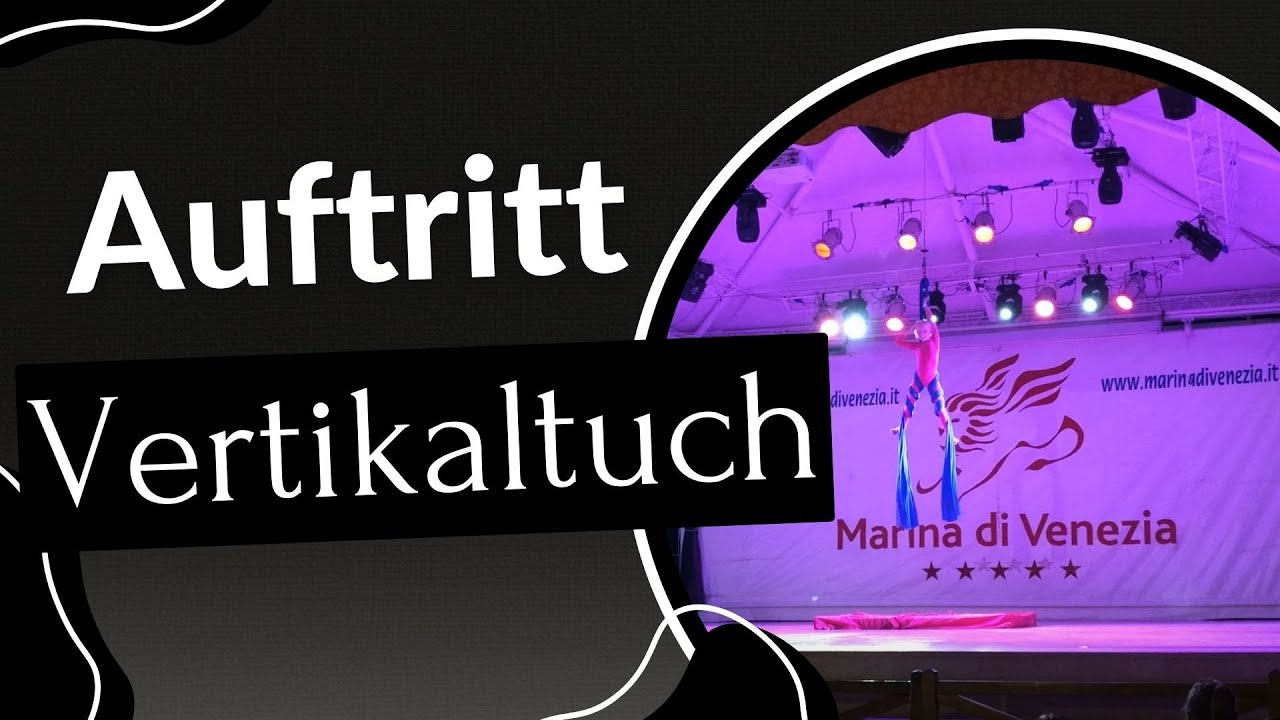 Vertikaltuch-Auftritt bei der Kids Show auf Marina di Venezia