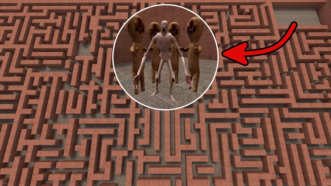 What is SCP-096 doing in the MAZE in Garry's Mod?!