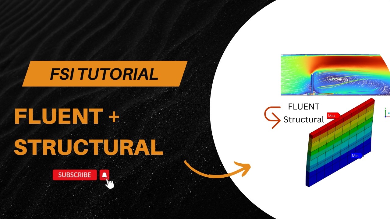 Step by Step Tutorial | One-Way FSI Simulation in ANSYS Fluent & Static Structural | Ansys How To