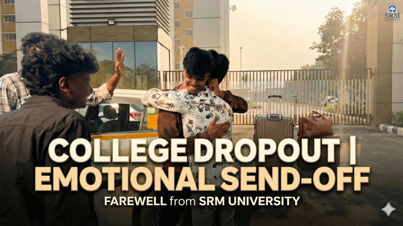 The Day My Friend Left College Permanently | Real Emotions 🫂❤️👋 #srmuniversity