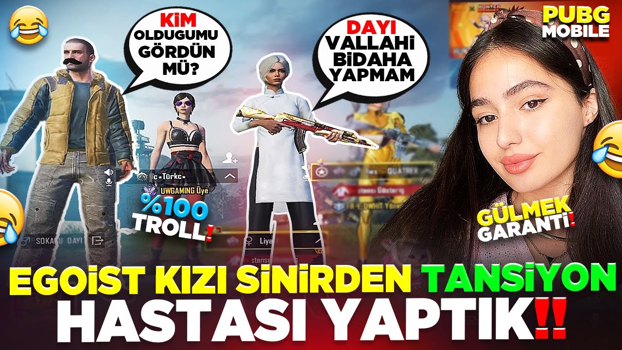 YÜKSEK PERDE’DEN KONUŞAN KIZI SİNİRDEN TANSİYON HASTASI YAPTIK! 🤣 | PUBG MOBILE