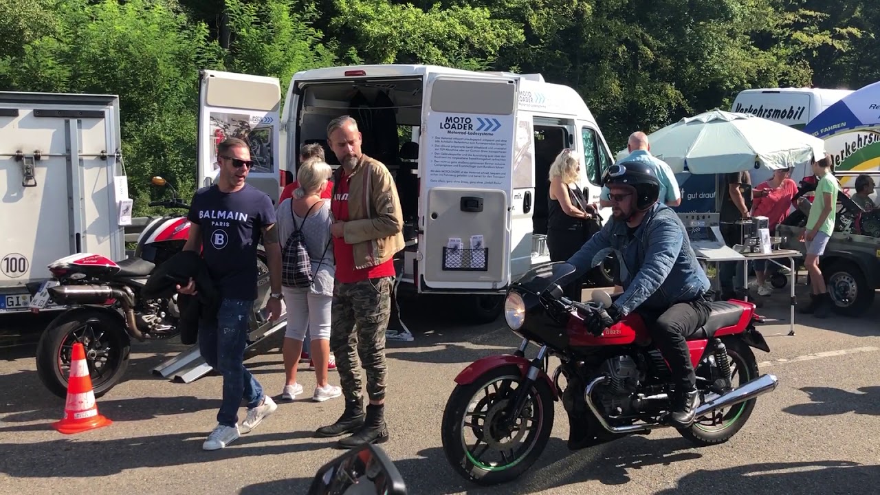Motorrad-Ladesystem MOTOLOADER auf der Glemseck 101 Round 14