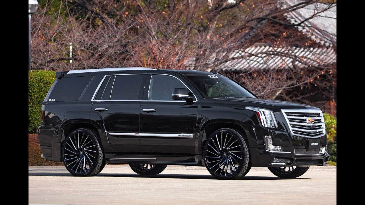 Cadillac Escalades on Lexani Wheels w/ Next Nation Body Kits
