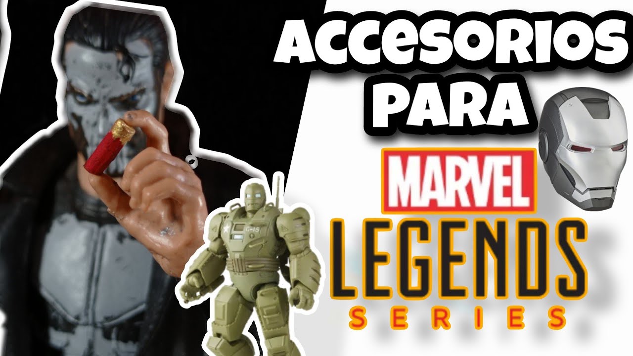 Como hacer accesorios para Marvel Legends caseros y ¡Baratoooooos!