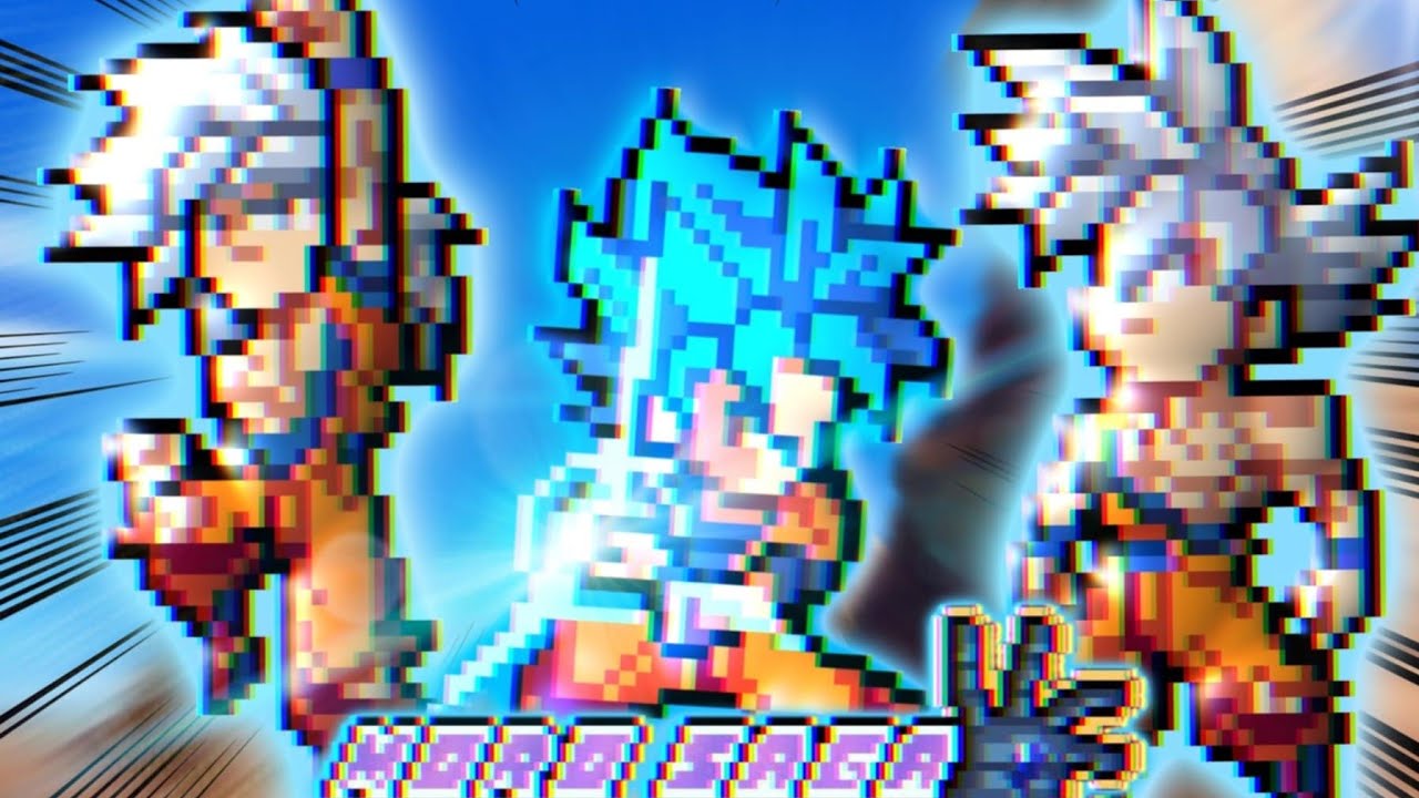 idea de como se veria goku ssj blue, mui dominado en power warriors