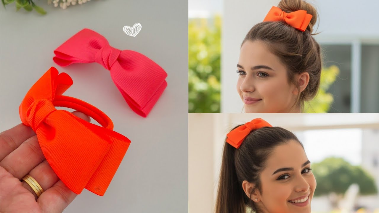Laço na Xuxinha Infantil-Juvenil-Adulto Jaqueline #lacofacil #diy #lacodefita #iniciante #xuxinha 