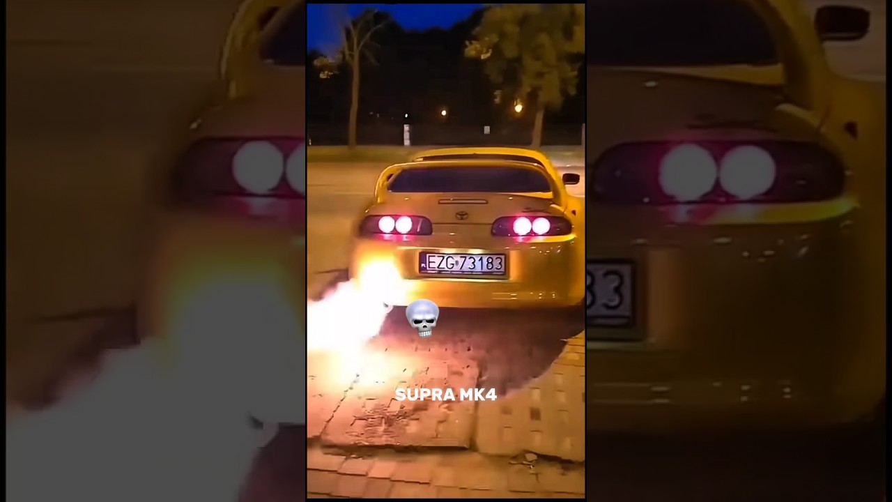 LAMBORGHINI AVENTADOR VS SUPRA MK4 🥵👿 #shorts #supra mk4 #lamborghini