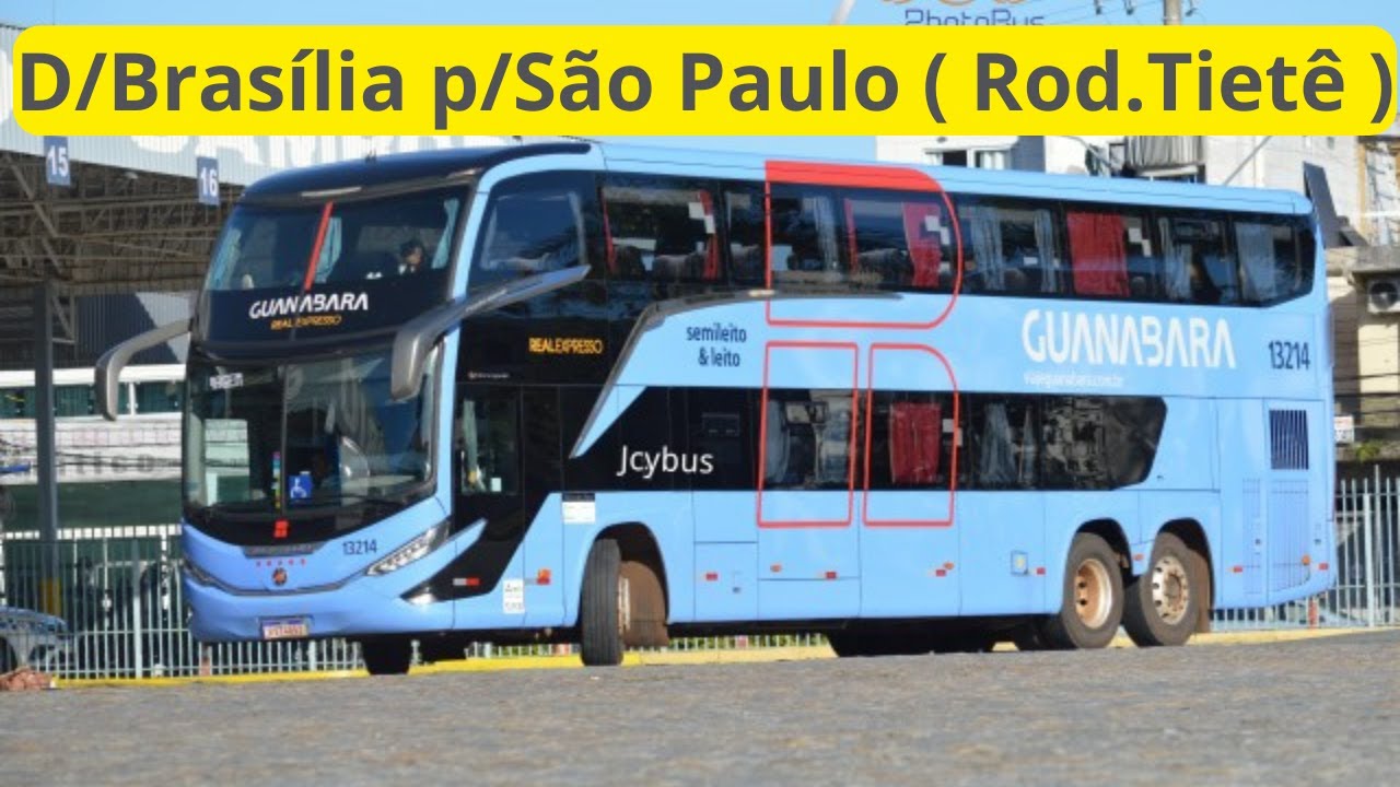 D/Brasília p/São Paulo ( Rodoviária do Tietê ) - Viagem completa