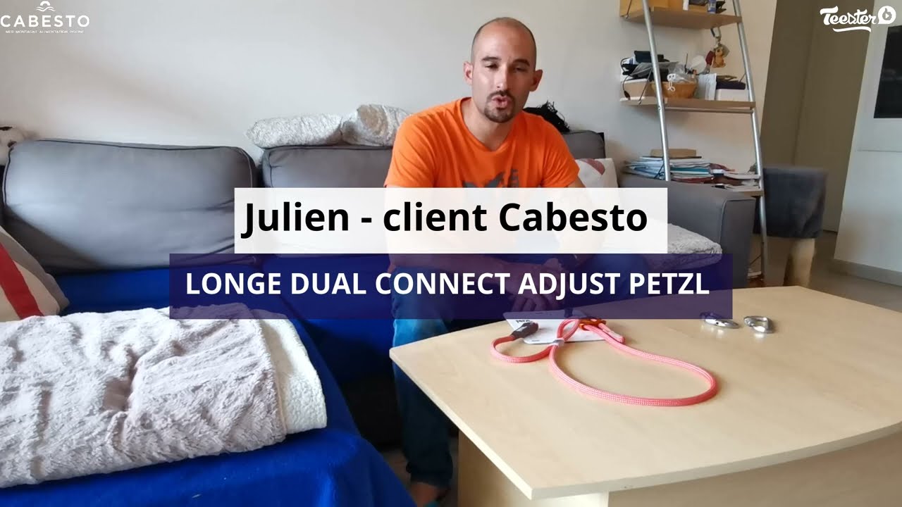 LONGE DUAL CONNECT ADJUST de PETZL, l’avis de Julien - CABESTO