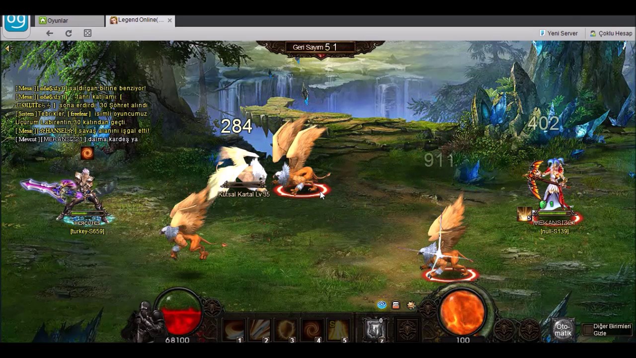 Legend Online Hercules 30-35 Savaş Alanı