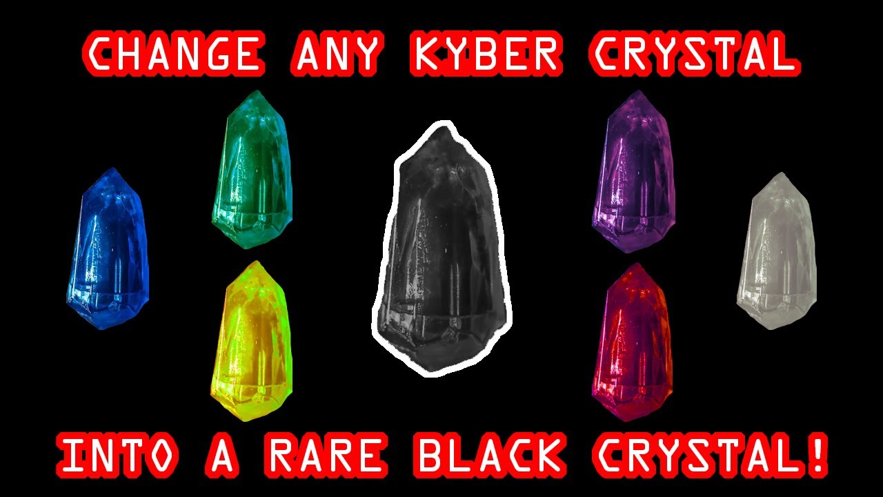 EASY Galaxy’s Edge BLACK Kyber Crystal HACK! Change Any Color to RARE BLACK Kyber Crystal!