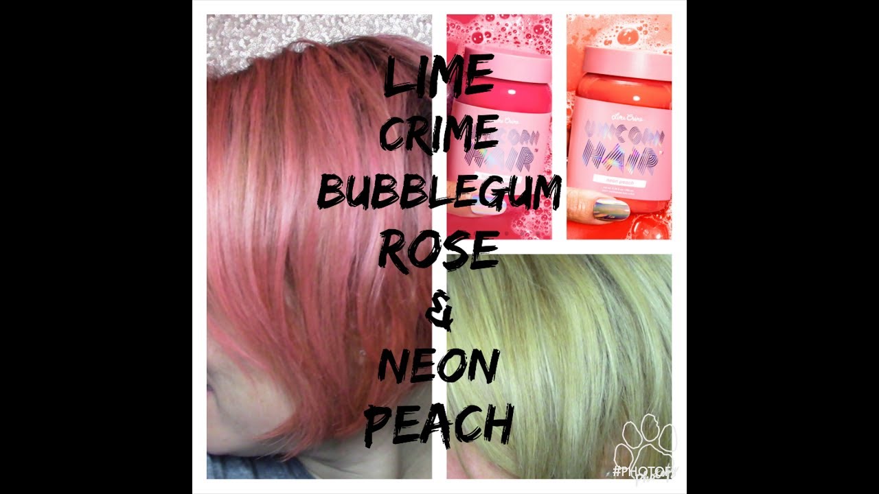 Limecrime Neon Peach and Bubblegum Rose