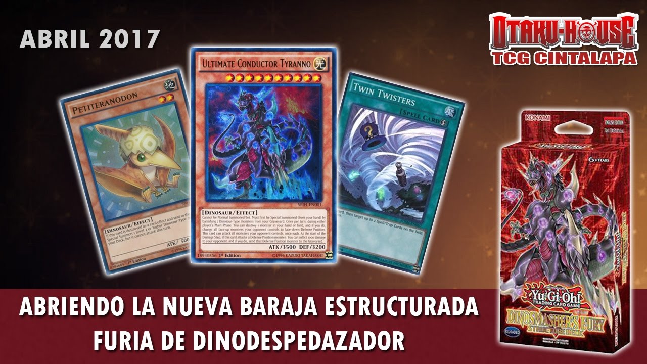 Abriendo la nueva Baraja Estructurada: Furia de Dinodespedazador