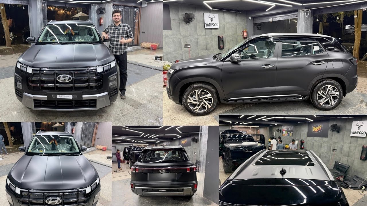Matte Hyundai Creta Got Premium Paint Protection | Best Detailing Store In Delhi | Detailing Dungeon
