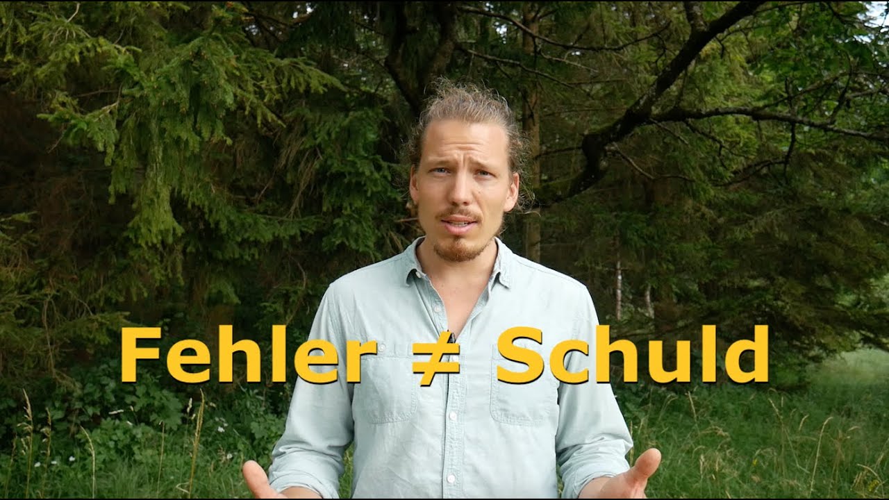 Fehler und Schuld sind nicht das gleiche. Und warum MEA CULPA Quatsch ist!
