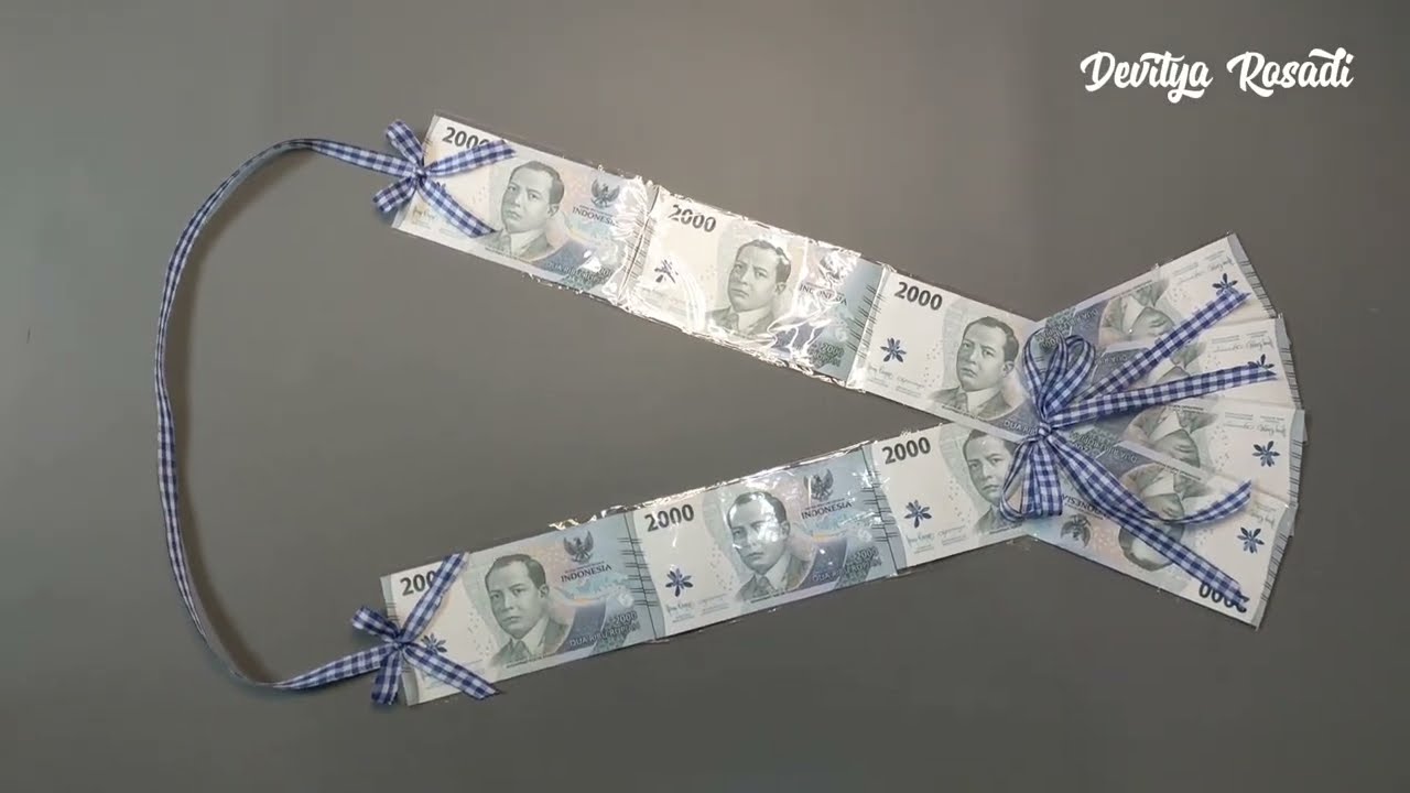 Kalung uang super simpel buat sawer bocil, hanya 20000 tapi bikin bocil happy