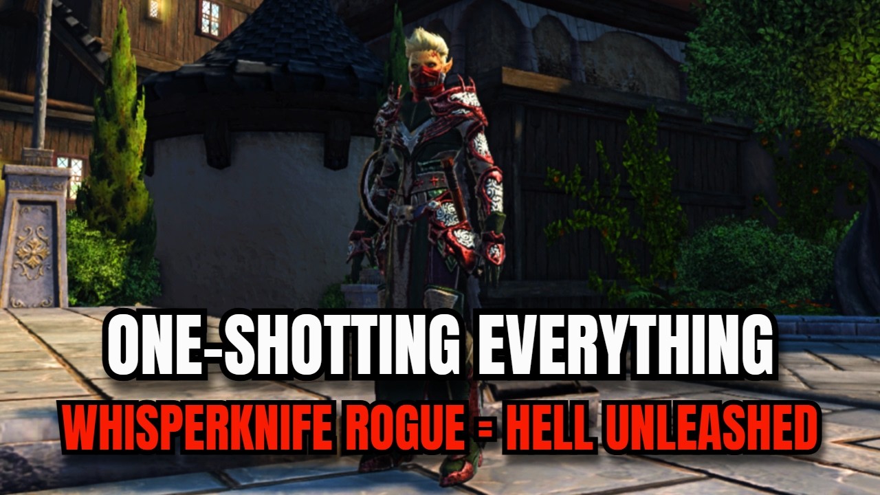NEVERWINTER: Leveling is BROKEN! 😱 Overpowered Whisperknife Rogue Build!