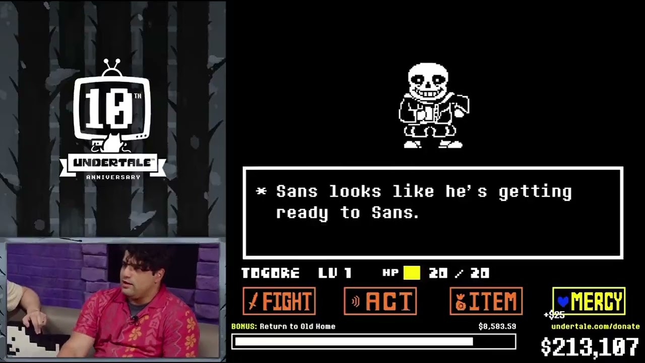 UNDERTALE FULL Pacifist SANS fight