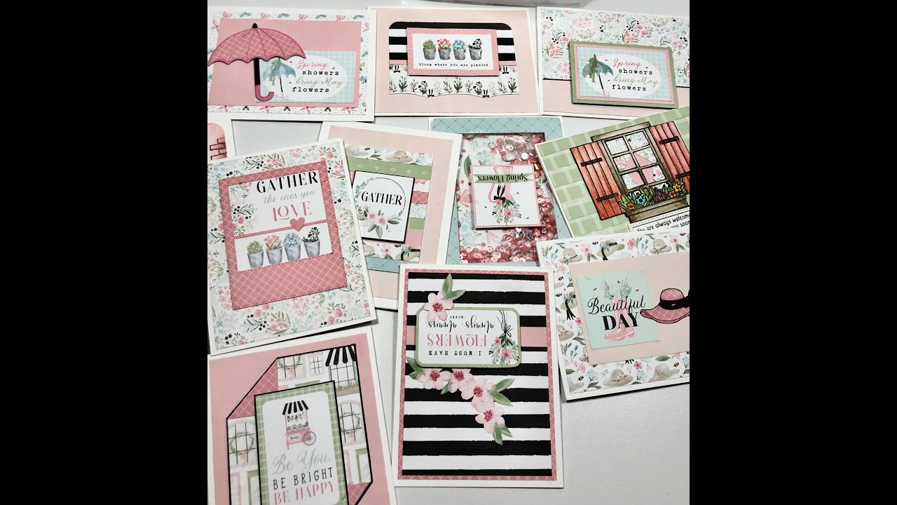 AHHH!!!  Simon Says Stamp Card Kit of the Month March 2021 - SPRING WINDOWS