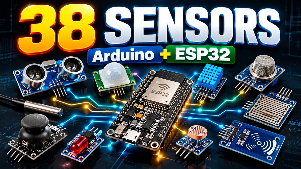38 Arduino Sensors You Should Know | How They Work & Where to Use Them