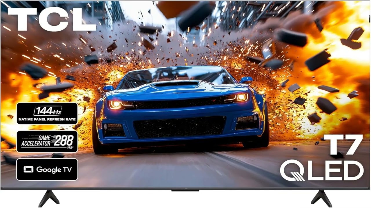 Лучшее предложение: телевизор TCL 65T7 QLED 4K | 120–144 Гц, высокая яркость, Dolby Atmos, Google...
