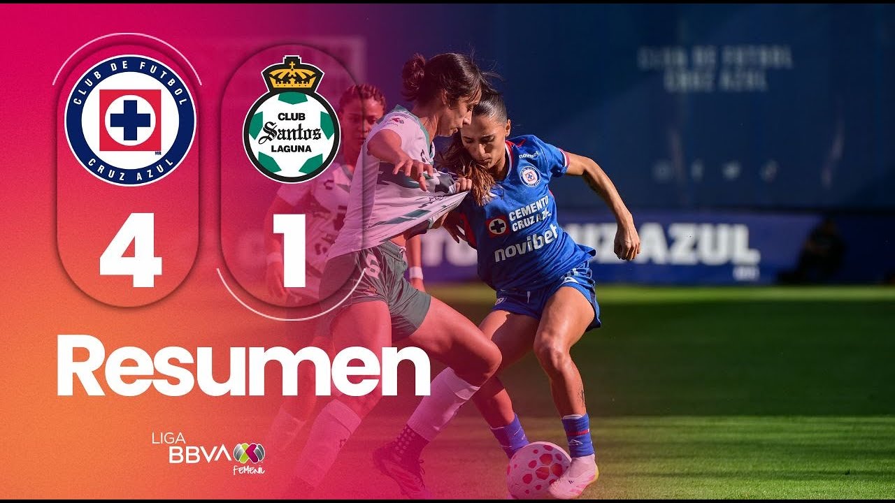 CRUZ AZUL 4 - 1 SANTOS | La M&aacute;quina contundente, quiere Liguilla