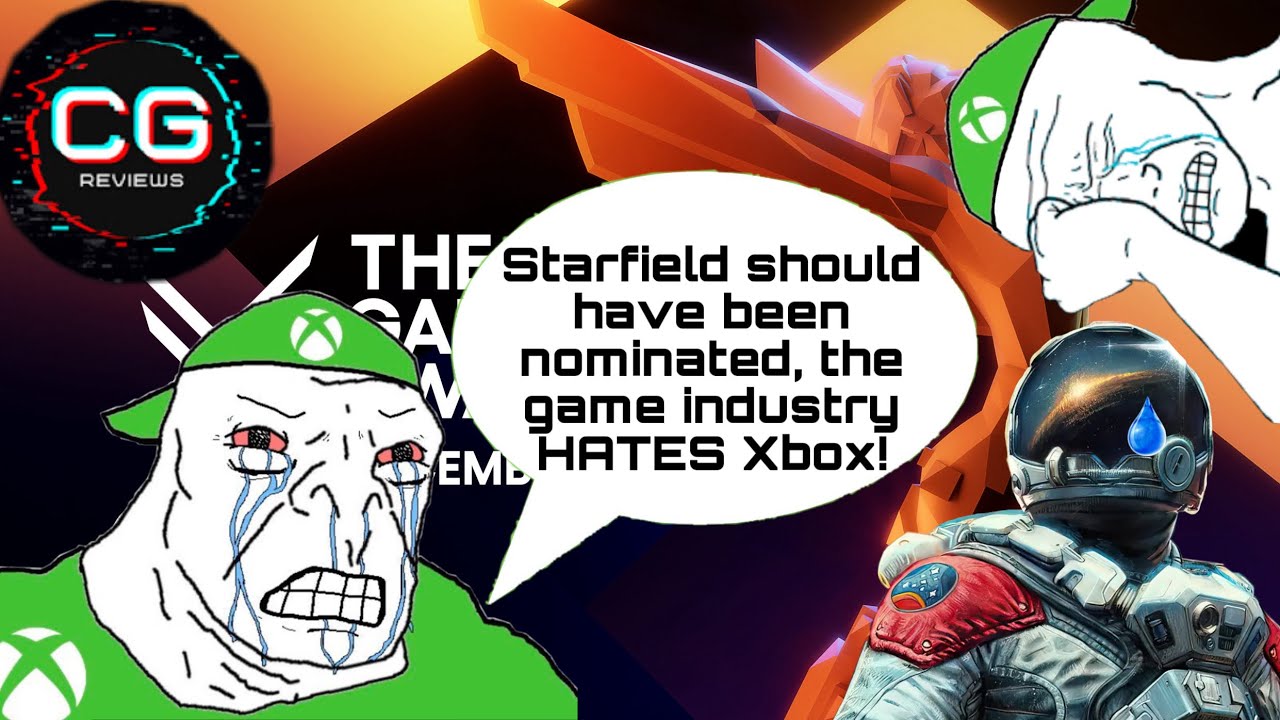 CrapGamer Almost Starts CRYING Because Starfield Wasn't Nominated For Game Of The Year