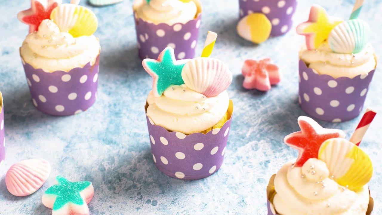 CUPCAKE SENZA BURRO (ricetta Facile!) con caramelle gommose!