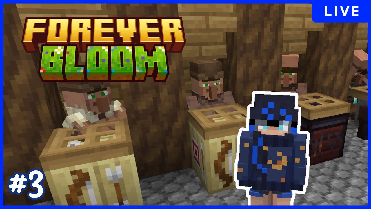 【Minecraft】i stayed up until 3 am and now i have diamond gear with villagers incoming