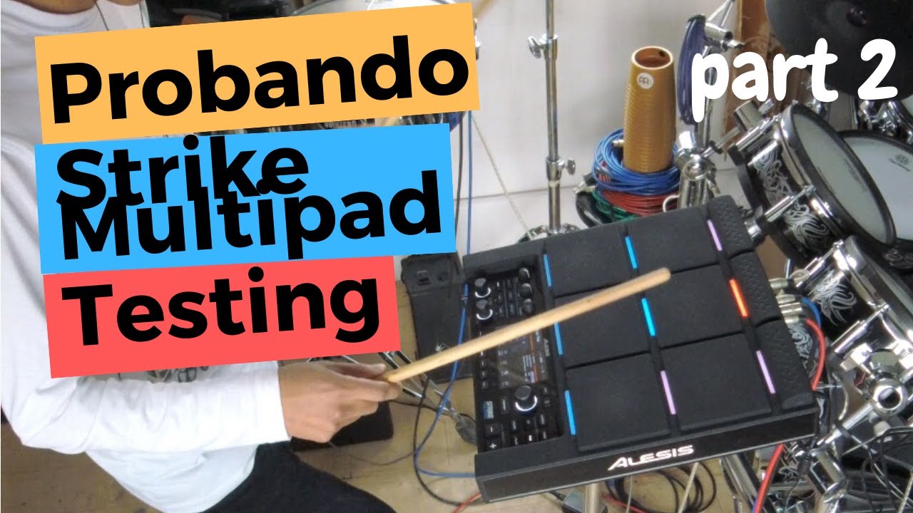 Alesis Strike Multipad - Probando Kits de Fábrica | parte 2/2