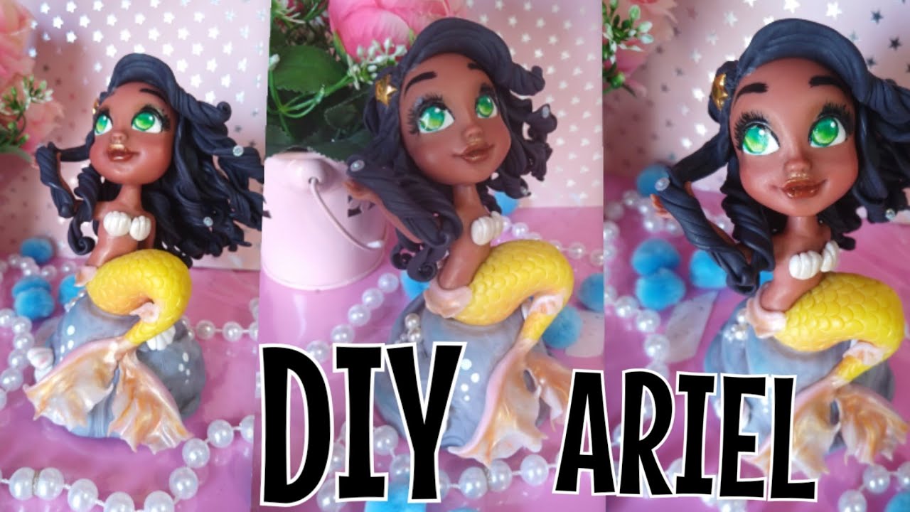 NOVA SEREIA ARIEL EM BISCUIT PARTE 2 / PORCELANA FRIA