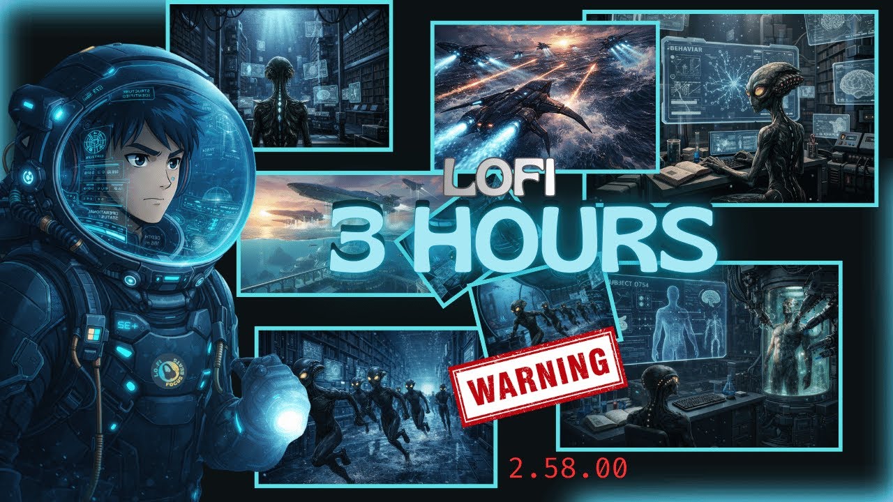 Hacking the Alien Base 💻 Dark Lofi Music for Programmers & Gamers