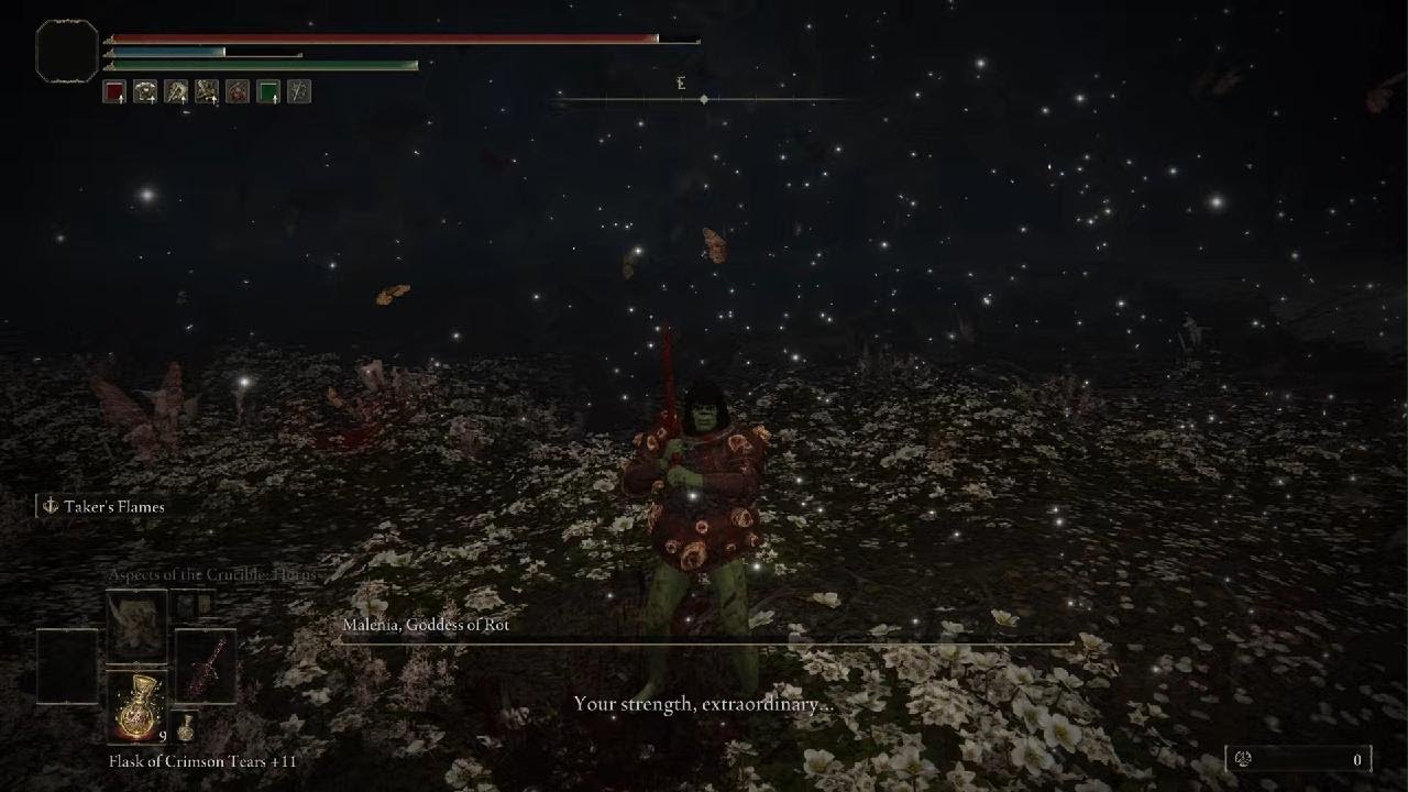 Muscle Man resorts to the blasphemous blade against Malenia