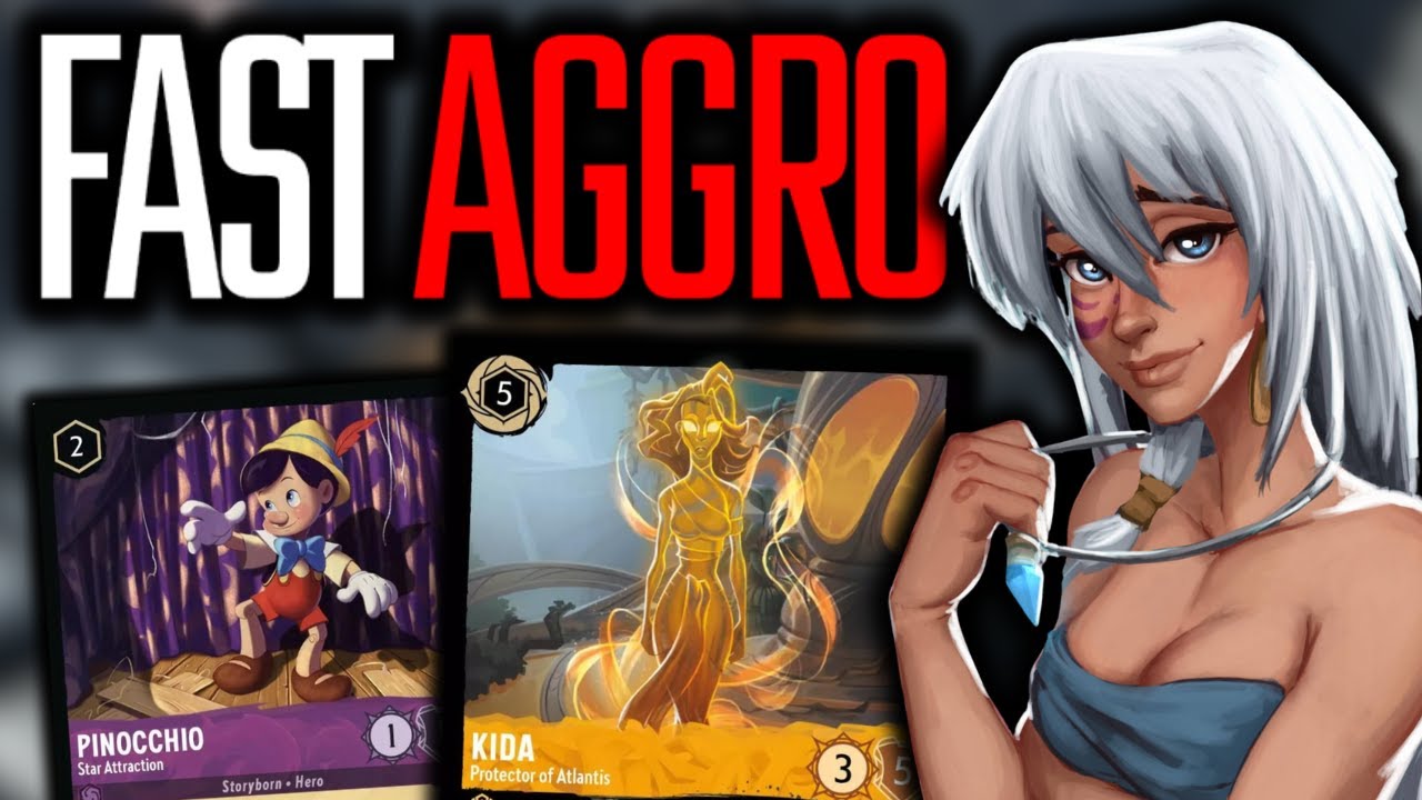 *INSANE* Hyper Aggro deck - Kida Is Clutch! | Pixelborn | Lorcana Gameplay