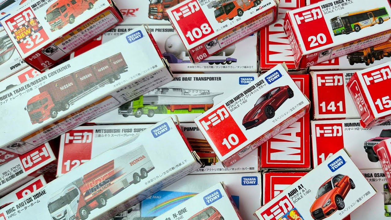 ASMR トミカ ||トミカのベストコレクションを動画でまとめました！最新のトミカを開けました