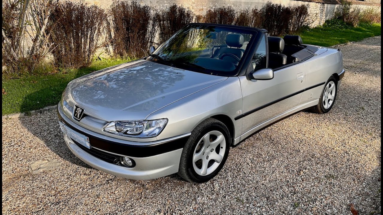 PEUGEOT 306 cabriolet 1L6 de 2001 vendue chez GT VINTAGE CLASSIC CARS