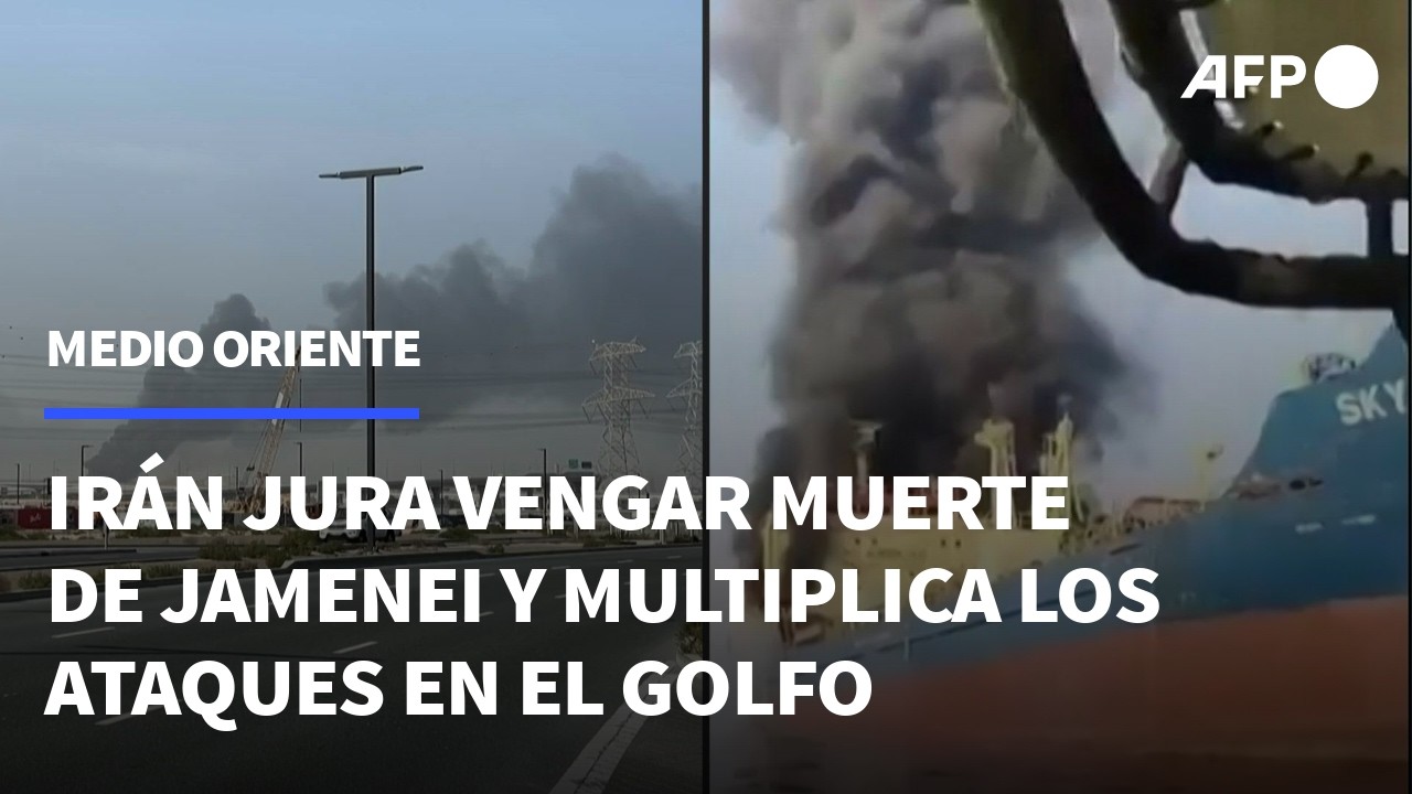 Irán multiplica ataques en el Golfo tras jurar venganza por muerte de Jamenei | AFP