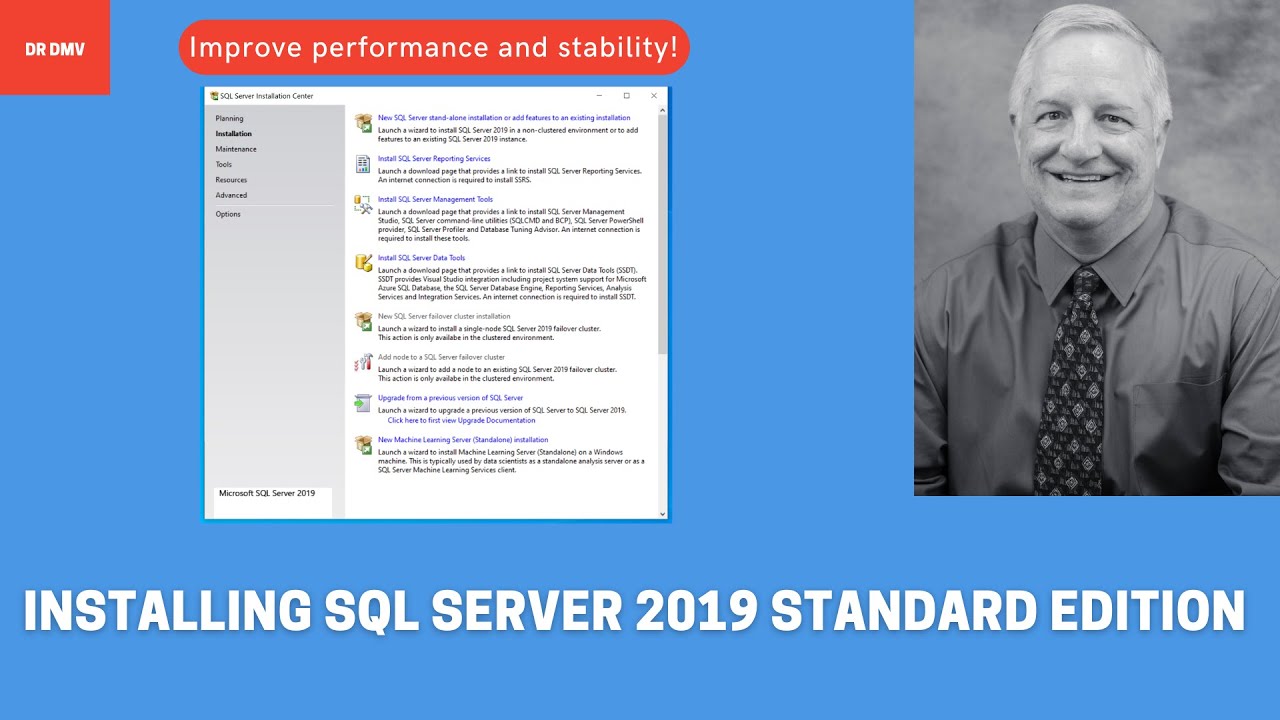 Установка SQL Server 2019 Standard Edition