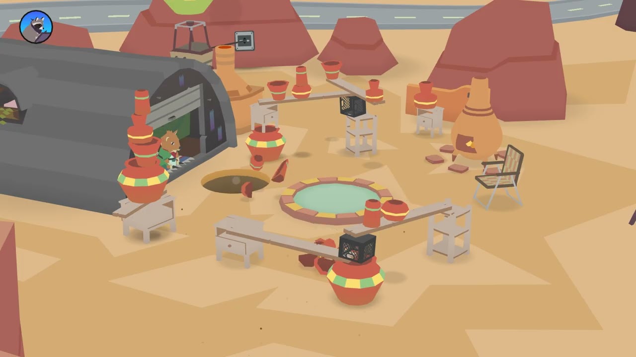 Soy un agujero y estoy tragándome el Mundo en _ Donut County _ jugando_ló