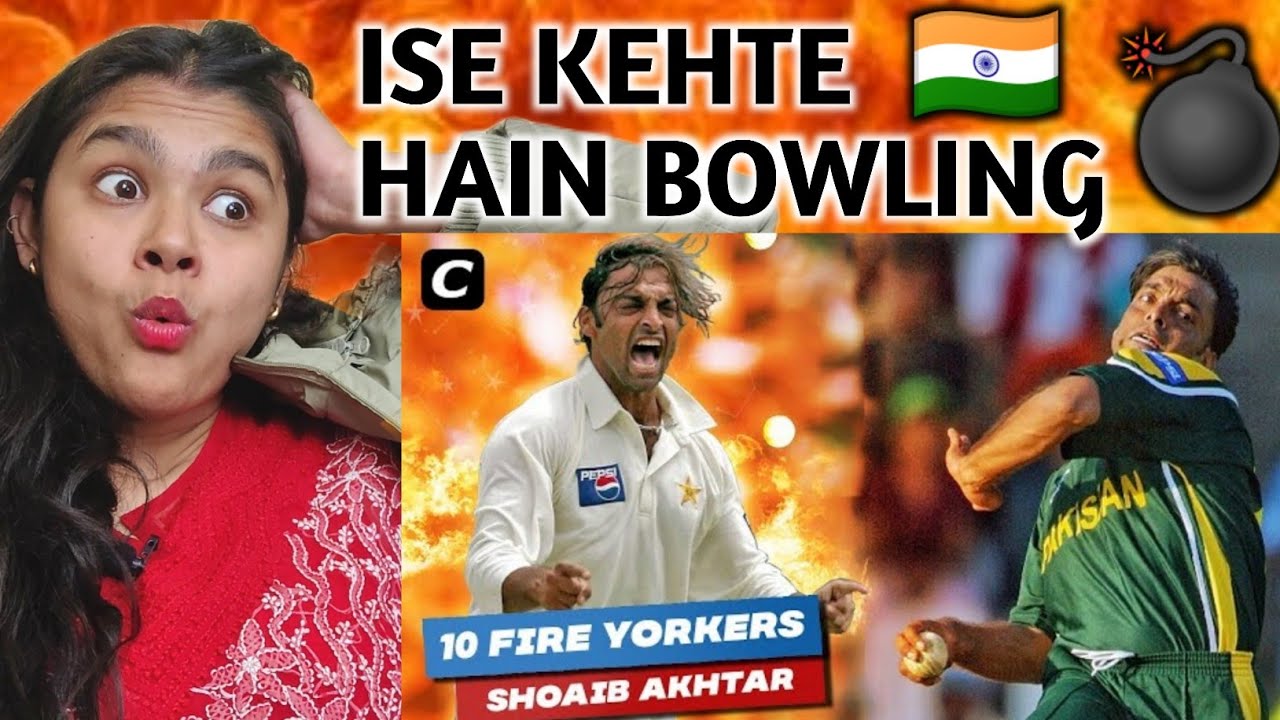 Indian Reaction On Top 10 Fire Yorkers By Sohaib Akhtar In Cricket History Ever 😱