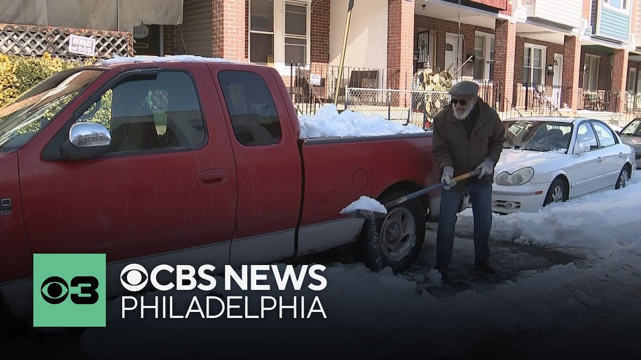 Snow cleanup continues in North Philadelphia as neighbors work to dig out cars, travel safely