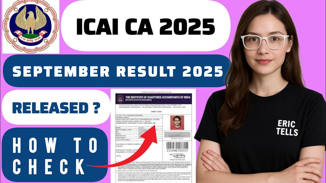 icai ca result 2025 | icai ca september result 2025