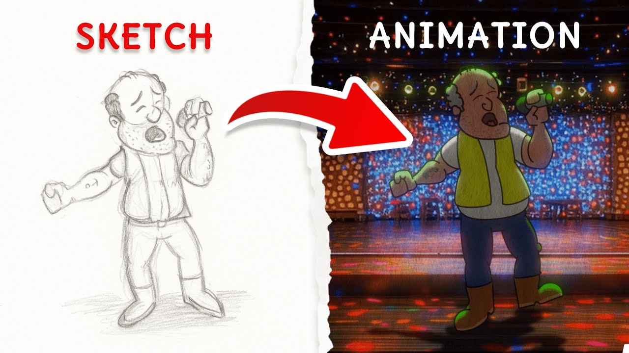 Sketch To ToonSquid Animation
