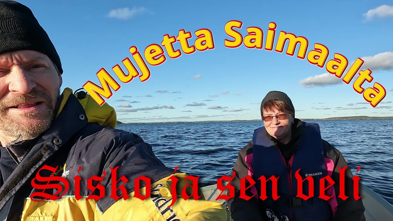Sisko ja sen veli Saimaalla 18.10.25 Mujetta väijymässä