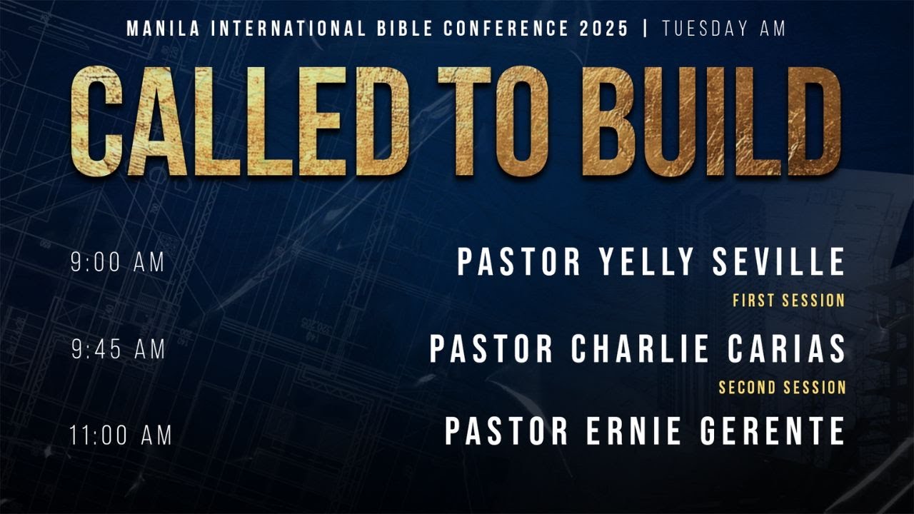 Tuesday Morning Seminar | Manila International Bible Conference | November 4, 2025