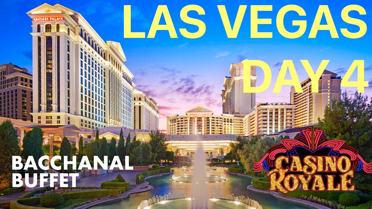 Las Vegas Vlog Day 4 | Caesars Palace | Bacchanal Buffet | Casino Royale | Cosmopolitan | Park MGM