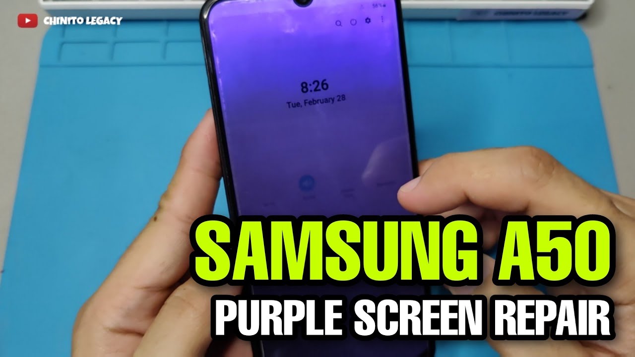 Устранение проблем с фиолетовым экраном на Samsung Galaxy A50. J7 PRO — проблема с дисплеем отсут...