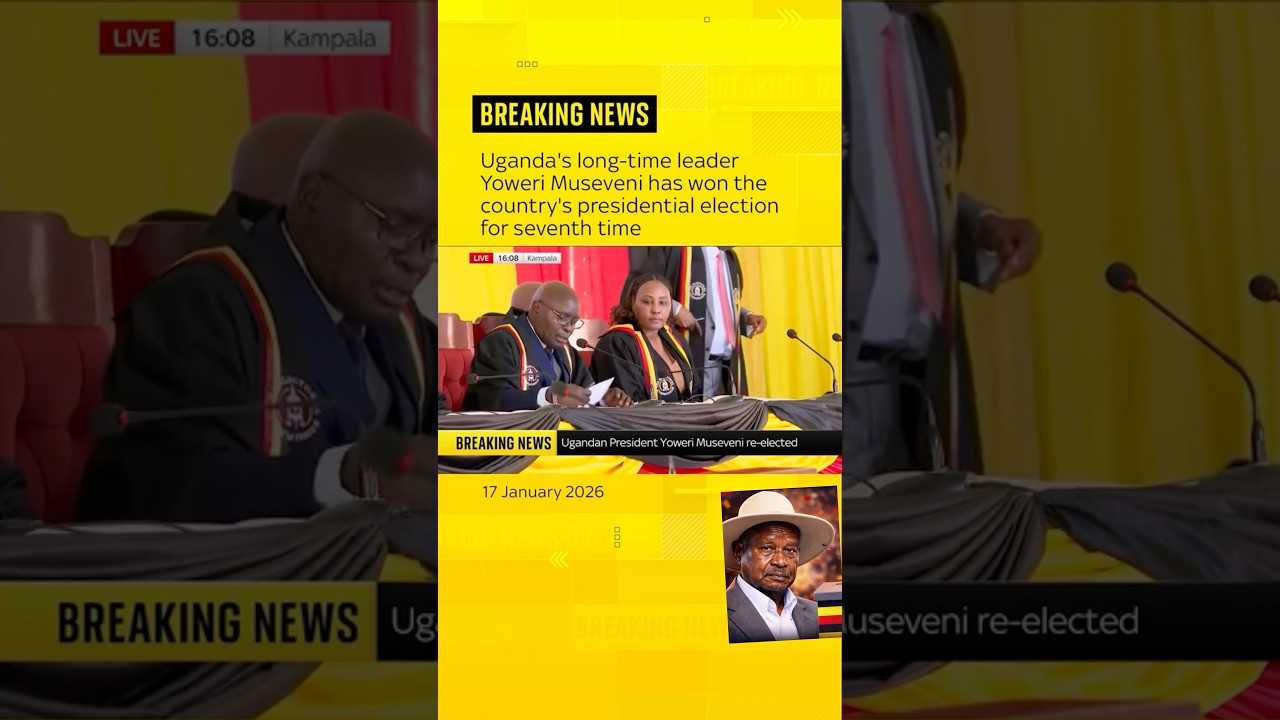 BREAKING NEWS: Yoweri Museveni Declared Winner of Uganda&rsquo;s 2026 Presidential Election